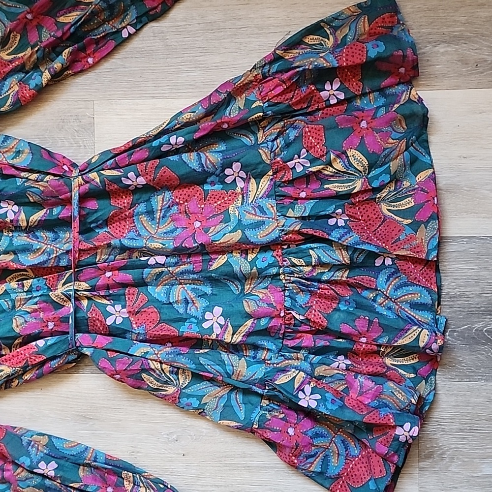 Floral Long Sleeve Dress - Picture 11 of 16